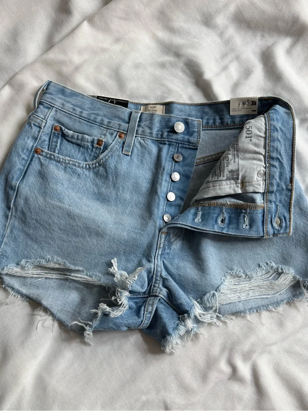 Levi's 501 denim shorts